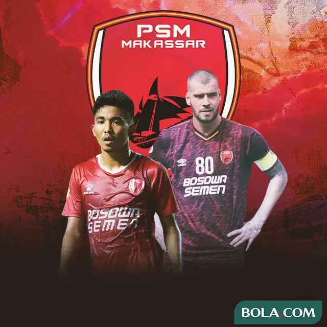 PSM Makassar - Wiljan Pluim dan Muhammad Arfan