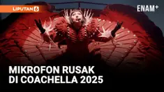LADY GAGA ALAMI KERUSAKAN MIKROFON SAAT TAMPIL DI COACHELLA 2025