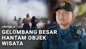 Gelombang Besar Hantam Objek Wisata