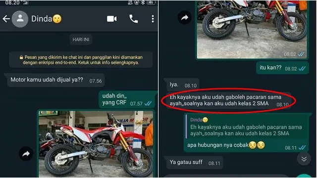 Minta Putus Karena Sang Pacar Ganti Motor Matik, Cewek Ini Malah Kena Prank