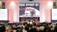 Badan Intelijen Negara (BIN) yang menggelar 'Partisipasi Publik RUU KUHP’ di Claro Hotel, Makassar, Sulawesi Selatan, Jumat