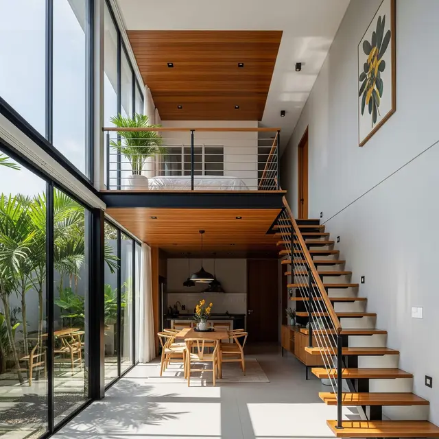 Desain Rumah Kecil Tanpa Sekat Agar Terasa Lega dan Nyaman
