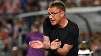 Sementara Timnas Austria makin percaya diri dengan kehadiran pelatih anyar mereka yang baru saja meninggalkan Manchester United, Ralf Rangnick. (AFP/APA/Robert Jaeger)