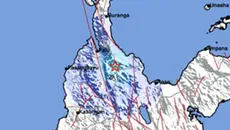 Gempa Darat Magnitudo 4,4 Guncang Sigi Sulteng