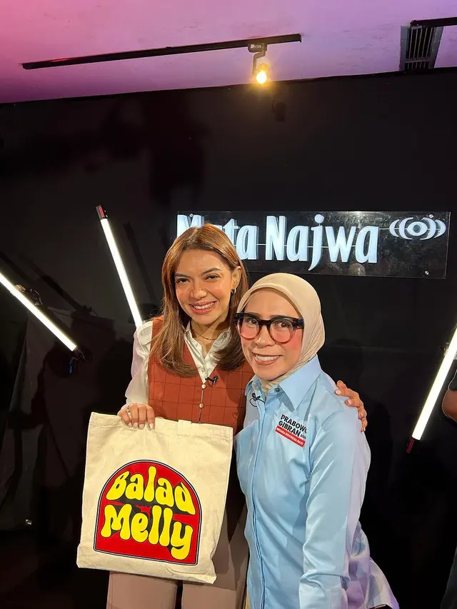Melly Goeslaw dan Najwa Shihab (Instagram/melly_goeslaw)