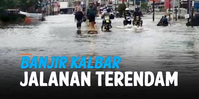 VIDEO: Sudah Lima Hari Jalan Melawi-Sintang Terendam Banjir