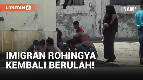 VIDEO: 3 Imigran Rohingya Kabur dari Tempat Penampungan Aceh