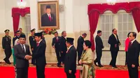 Presiden Jokowi melantik Yahya Cholil Staquf sebagai anggota Watimpres (Merdeka.com/ Titin)