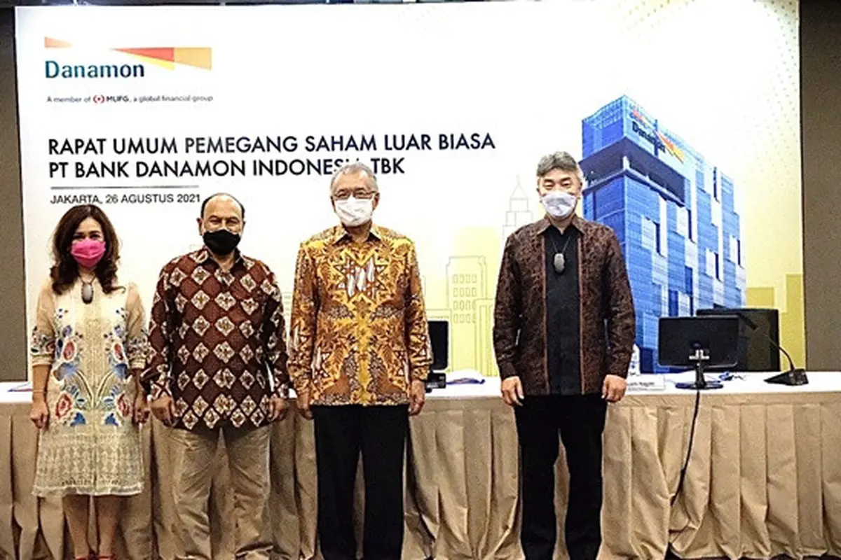 RUPSLB PT Bank Danamon Indonesia Tbk pada Kamis, 26 Agustus 2021 (Dok: Bank Danamon Indonesia)