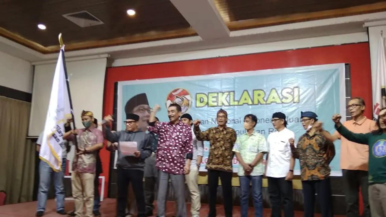 Dukungan untuk Ridwan Kamil maju Pilres 2024 dari Batam. (Foto: Liputan6.com/Ajang Nurdin)