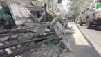 Gempa berkekuatan 6,2 SR mengguncang Lombok Utara, NTB, Kamis (9/9). Suasana kepanikan terjadi di jalan-jalan besar dan pemukiman warga.