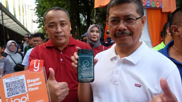 Jajan Kue Subuh Blok M Bisa Pakai BNI yap!