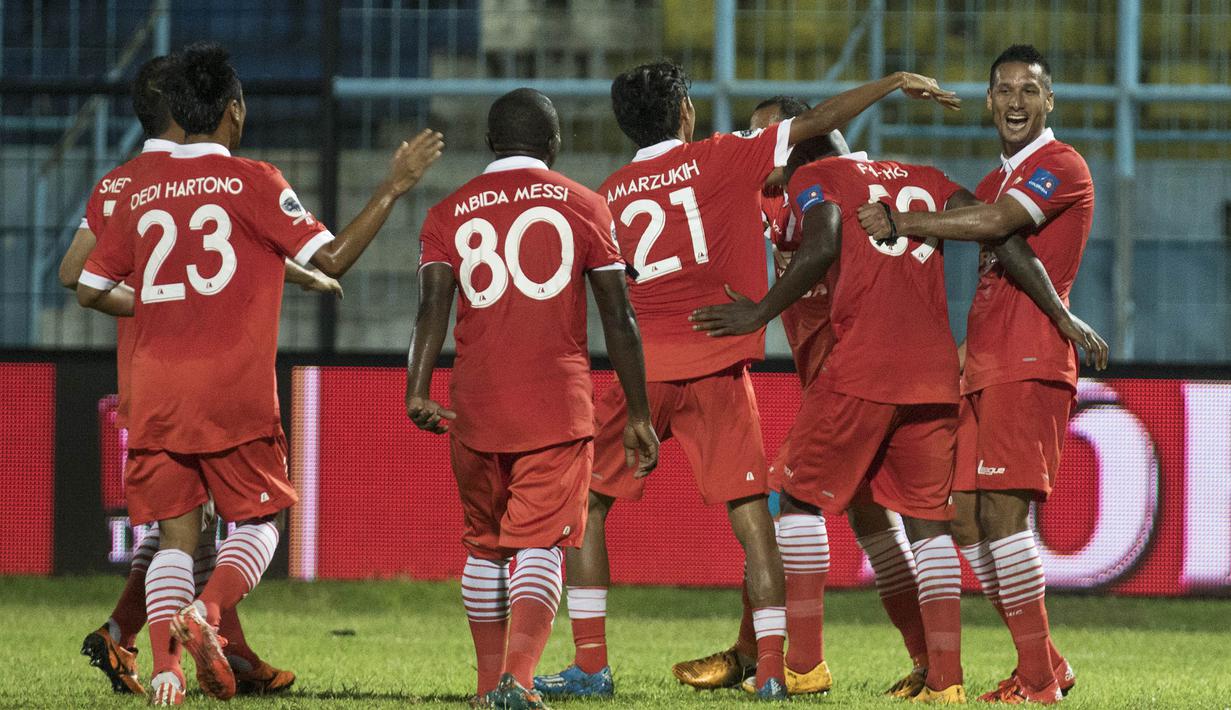 Meski terlalu dini namun dirinya memiliki potensi untuk menjadi bintang baru klub asal ibukota itu. (Bola.com/Vitalis Yogi Trisna)