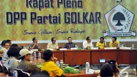 Rapat Pleno Partai Golkar kembali dilanjutkan di DPP Partai Golkar, Jakarta, Selasa (25/11/2014). (Liputan6.com/Johan Tallo) 