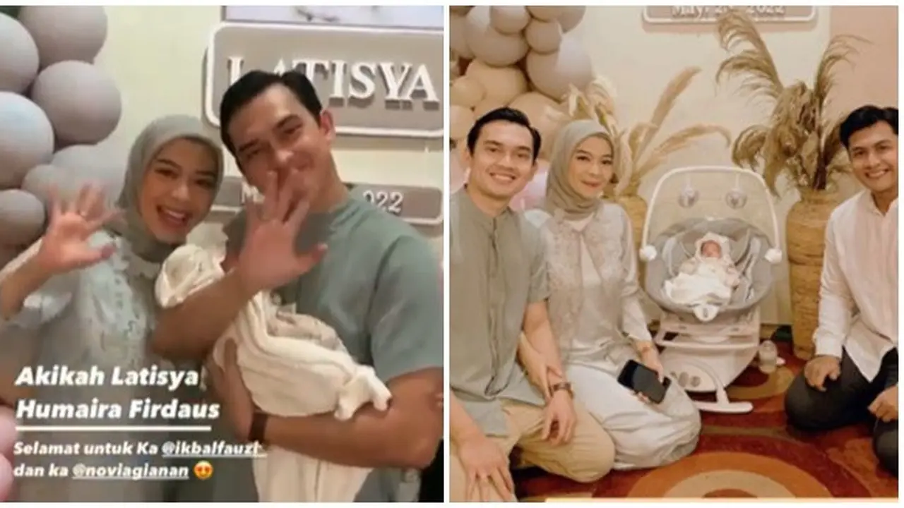 5 Momen Akikah Anak Pertama Ikbal Fauzi, Dihadiri Artis Ikatan Cinta