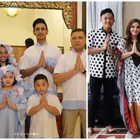 Krisdayanti dan Ashanty mengunggah foto keceriaan mereka saat Lebaran bersama keluarga (Instagram/@kridayantilemos/@ashanty_ash)