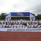 Sebanyak 32 pelajar putra dan putri peraih podium winner dan runner-up dari pelaksanaan Energen Champion SAC Indonesia 2022 - North Sumatera Qualifiers yang akan bersaing pada National Championship di Jakarta, 9-11 Desember mendatang. (dok. SAC Indonesia 2022)