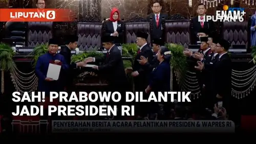 VIDEO: Lengkap, Proses Pelantikan Presiden dan Wapres RI