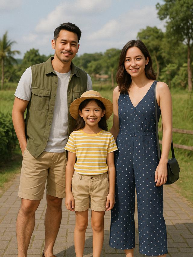 Smart Casual Outfit untuk Keluarga Muda di Tahun 2025 (Foto: Rizka Nur Laily via ChatGPT)