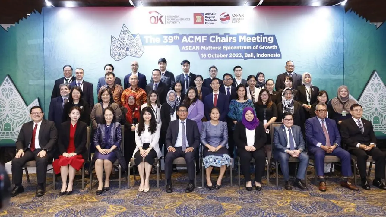 The 39th ACMF Chairs Meeting ASEAN Matters: Epicentrum of Growth, 16 Oktober 2023. (Foto: OJK)
