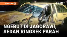 Diduga akibat aksi kebut-kebutan, kecelakaan lalu lintas terjadi di ruas Tol Jagorawi, Jakarta Timur, pada Jumat dini hari. Insiden ini melibatkan sebuah sedan mewah yang ringsek parah setelah menabrak truk pengangkut batu split.