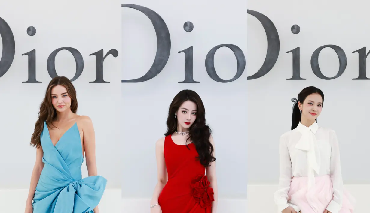 Pertunjukkan busana Dior Summer 2027 di Paris Fashion Week dihadiri sederet selebriti dunia. Mulai dari Jisoo BLACKPINK hingga Miranda Kerr [dok. Dior]