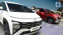 PT Hyundai Motors Indonesia (HMID) meluncurkan Hyundai Stargazer X dalam ajang Gaikindo Indonesia International Auto Show (GIIAS) 2023 hari ini, Kamis, 10 Agustus 2023. (Liputan6.com/Angga Yuniar)