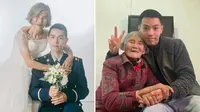 Viral Foto Pernikahan Nenek Dengan Seorang Pemuda, Ada Kisah Haru di Baliknya