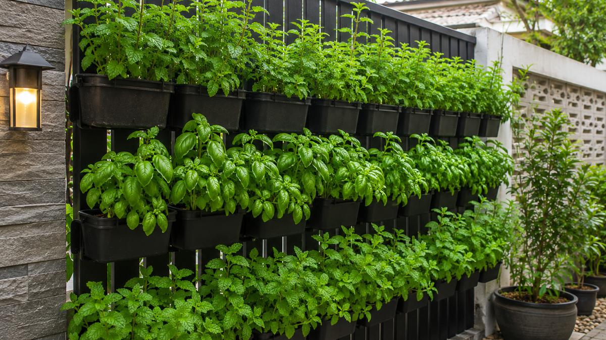 Ide Kebun Daun Mint dan Kemangi di Pagar Rumah agar Halaman Lebih Segar dan Produktif
