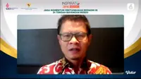 Ketua Komite Analisis Kebijakan Ekonomi APINDO Ajib Hamdanidalam Inspirato Sharing Session Liputan6.com bertajuk Jaga Pertumbuhan Ekonomi RI di Tengah Bayang-Bayang Resesi, Jumat (18/11/2022).