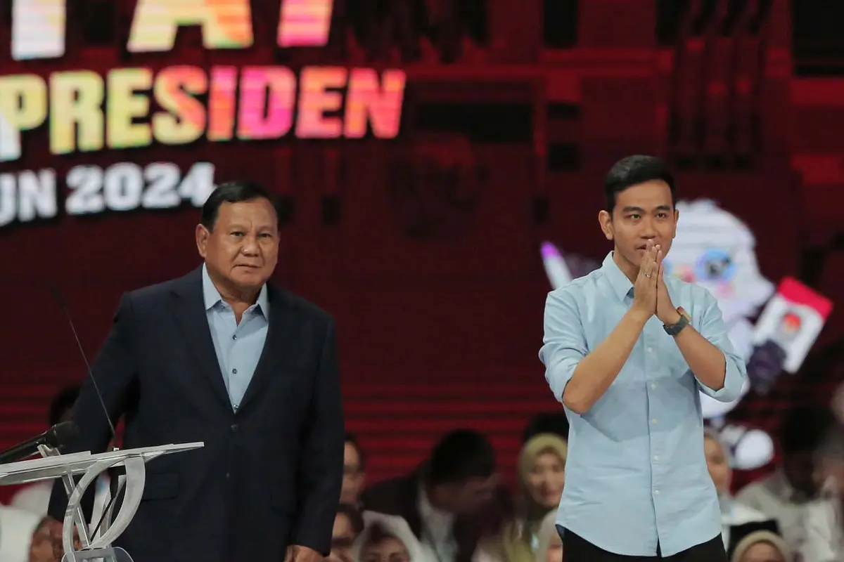 Prabowo-Gibran di Debat Keempat Capres-Cawapres Pemilu 2024