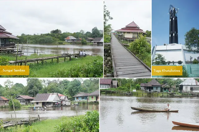 Berkano di sungai adalah salah satu ritual yang wajib dicoba di Kalimantan Barat