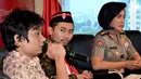 Wakil Ketua AMPI DKI Jakarta Benny Sijabat, saat memberikan paparan pada diskusi publik Ancaman Hoax dan Ujaran Kebencian Bagi Persatuan dan Kesatuan Bangsa di Jakarta, Kamis (29/3). (Liputan6.com/Pool/Indra)