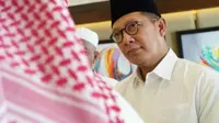 Menteri Agama Lukman Hakim Saifuddin meminta jemaah haji tidak berpolitik. (Dream)