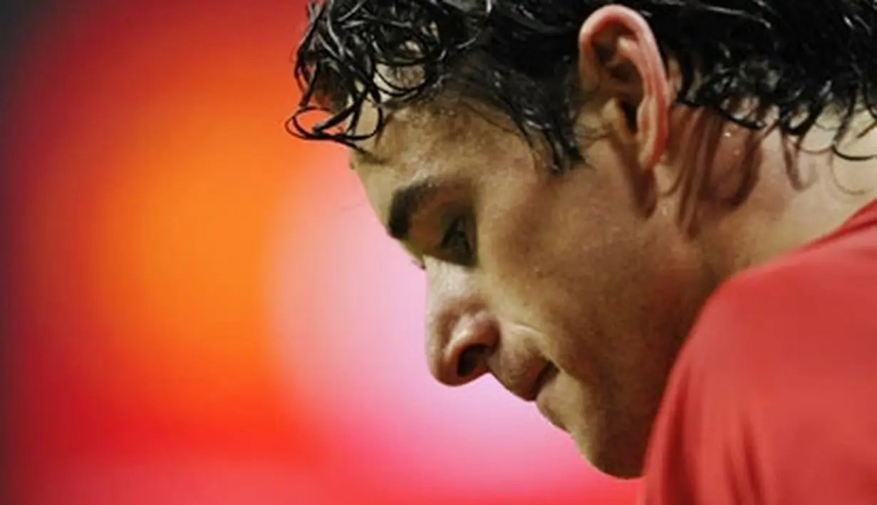 Manchester United's English midfielder Owen Hargreaves plays during the final of the UEFA Champions League football match against Chelsea at the Luzhniki stadium in Moscow on May 21, 2008.
AFP PHOTO / Franck Fife 