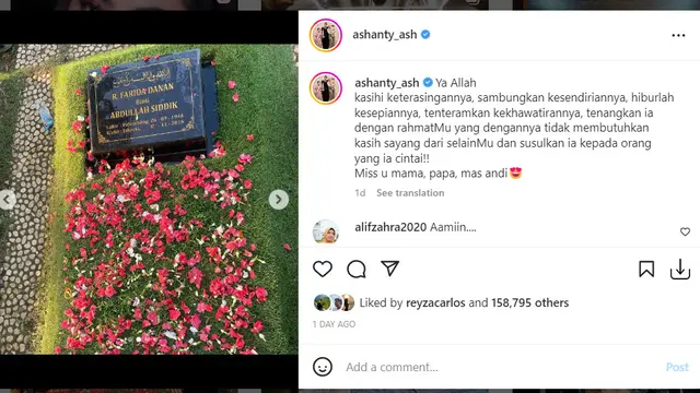 Makam Ibunda Ashanty