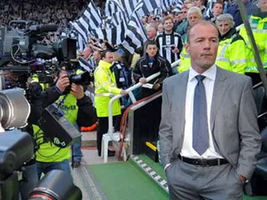 Newcastle United manager Alan Shearer before English Premier League match against Middlesbrough at St James' Park in Newcastle, on May 11 2009. AFP PHOTO/ANDREW YATES