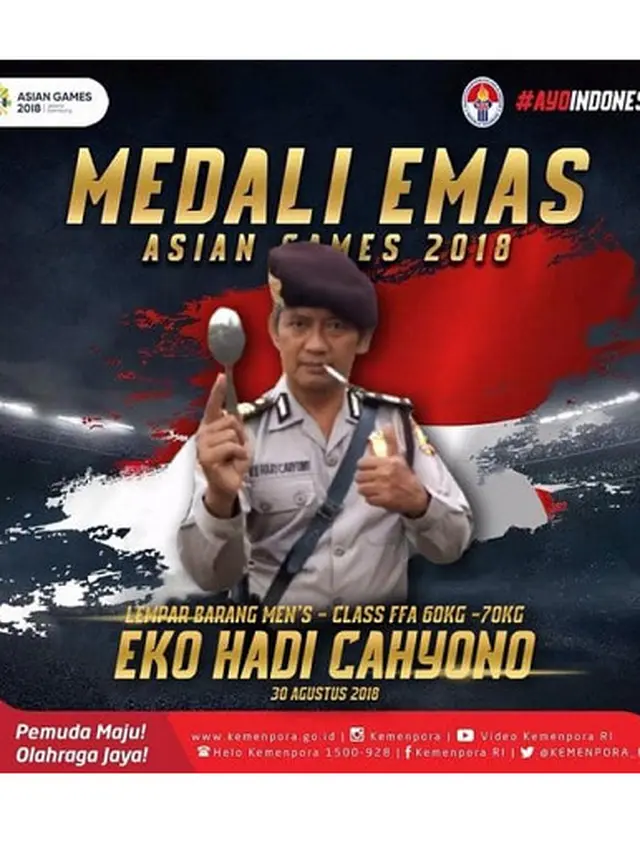 Kelewat Kreatif, Begini Aksi Warganet Ikut-Ikutan Menang Medali Emas Asian Games