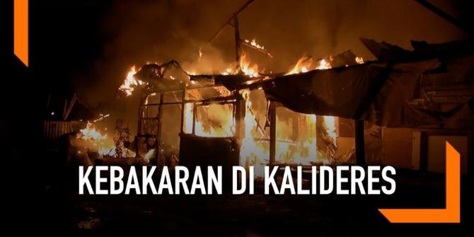 VIDEO: Kebakaran Hebat Kalideres, Pabrik dan Belasan Lapak Ludes