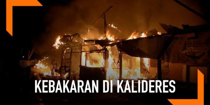 VIDEO: Kebakaran Hebat Kalideres, Pabrik dan Belasan Lapak Ludes