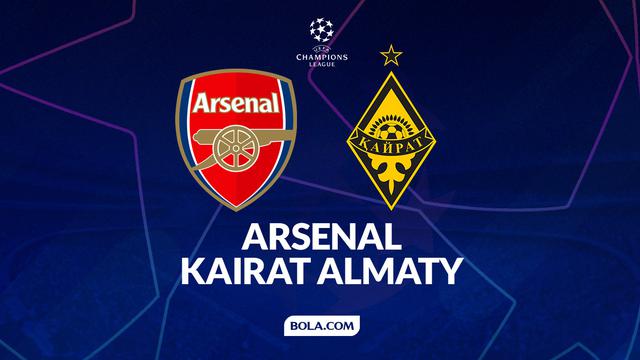 Arsenal Vs Kairat Almaty - Champions League