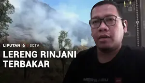 Kebakaran Melanda Lereng Gunung Rinjani, Jalur Pendakian Torean Ditutup