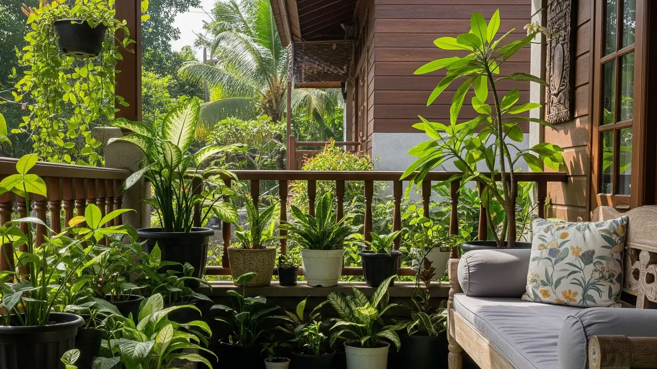 Model Teras Rumah Kecil yang Enak Dipakai Nyantai