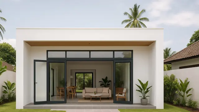 Ide Model Rumah Tinggi 4 Meter/Ilustrasi gambar oleh AI