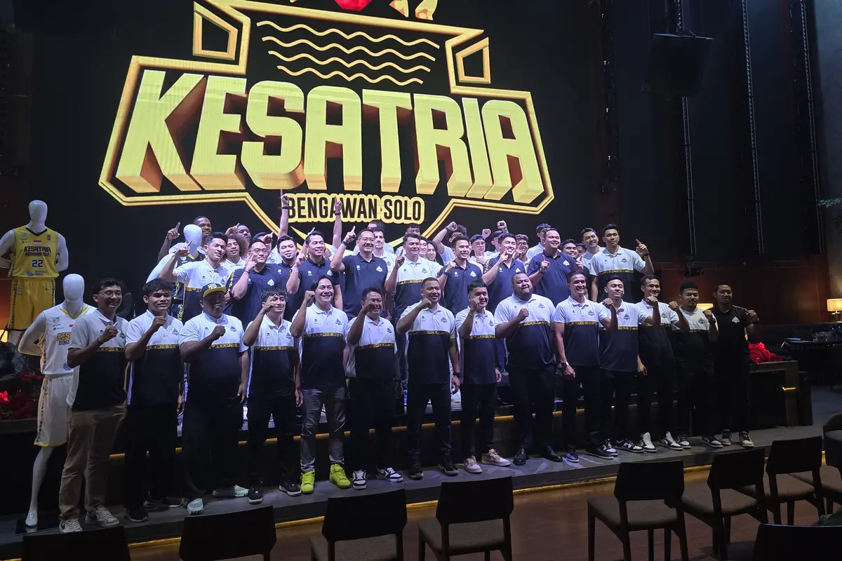 Launching tim Kesatria Bengawan Solo jelang IBL 2025