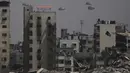 Sebelumnya, pihak berwenang Israel mengumumkan pada Minggu (27/7/2025) pagi waktu setempat bahwa mereka akan mengizinkan bantuan kemanusiaan masuk ke Jalur Gaza melalui jalur udara dan koridor kemanusiaan sementara, setelah berbulan-bulan blokade militer total. (AP Photo/Jehad Alshrafi)