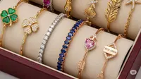 10 Model Gelang Emas Batu Wanita Terbaru 2025, Elegan dan Tidak Berlebihan