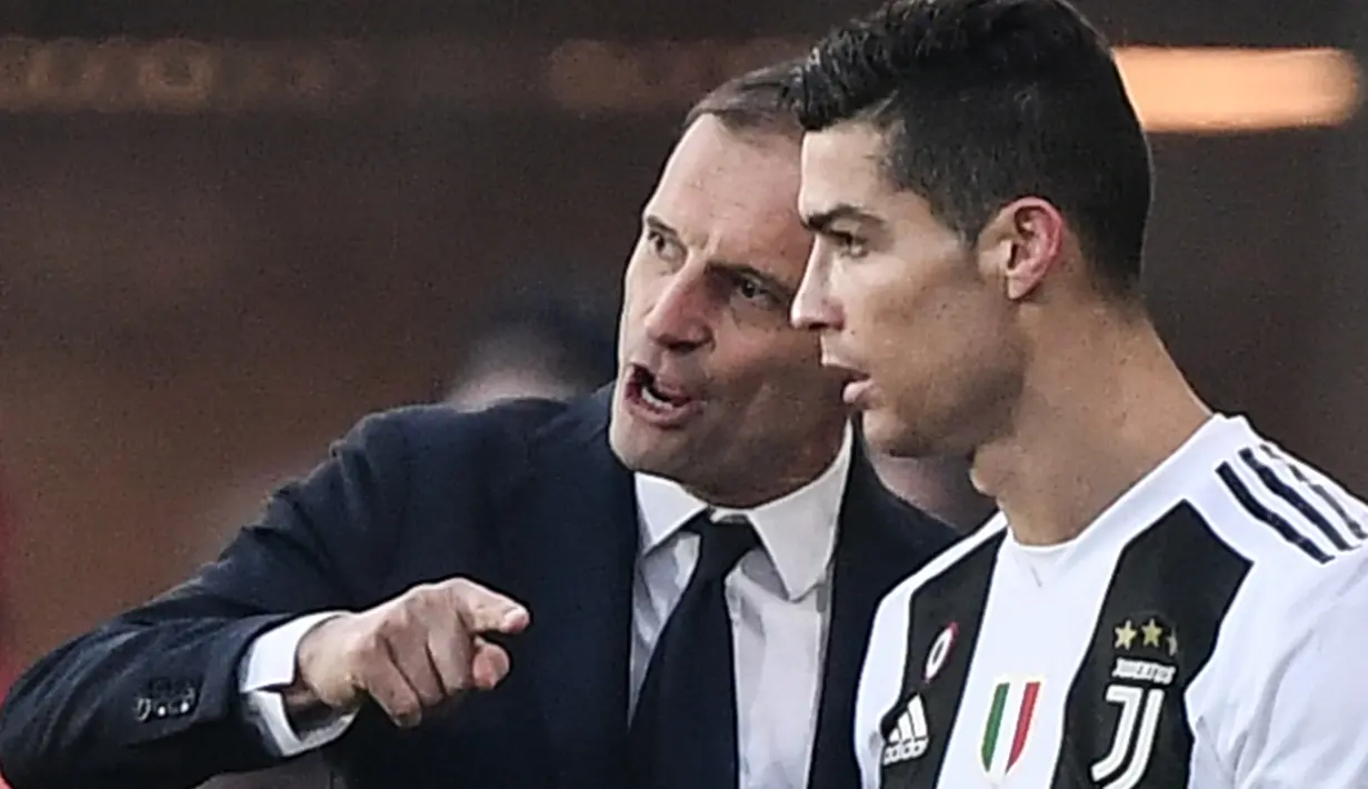 Pria kelahiran Livorno ini terkenal dengan fleksibilitas taktik yang menjadi ciri khas permainan Juventus di era nya. (AFP/Marco Bertorello)