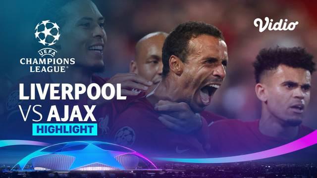 Berita Video, Highlights Liga Champions antara Liverpool Vs Ajax Amsterdam pada Rabu (14/9/2022)