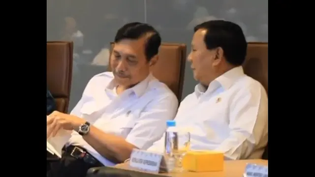 Menko Luhut dengan Menhan Prabowo memiliki kedekatan secara khusus
